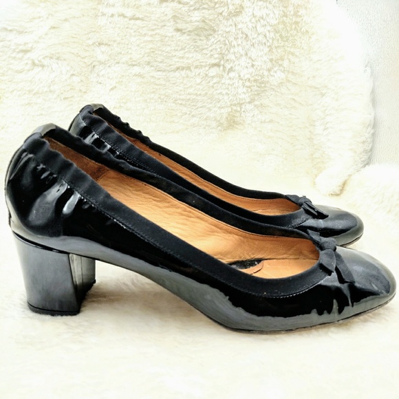 ISABEL MARANT Patent Leather Round Toe Pumps 40 - Picture 2 of 8